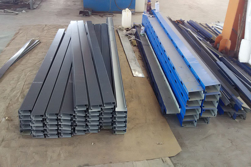 Processing and production of steel structure supporting products