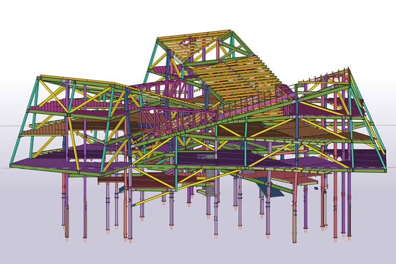 Steel structure shopping mall