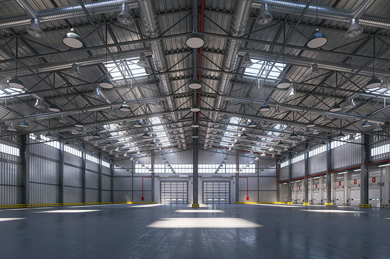 Steel structure warehouse