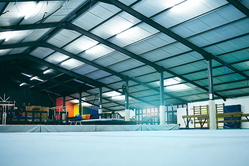 Steel structure gymnasium
