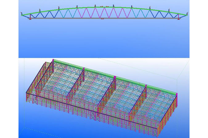 Steel structure shopping mall
