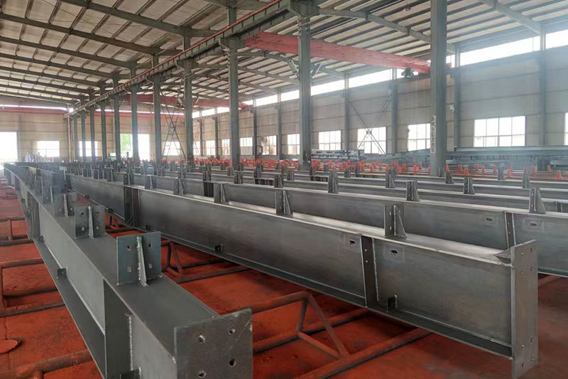 Processing and production of steel structure supporting products