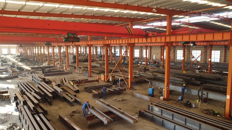 steel structure production workshop