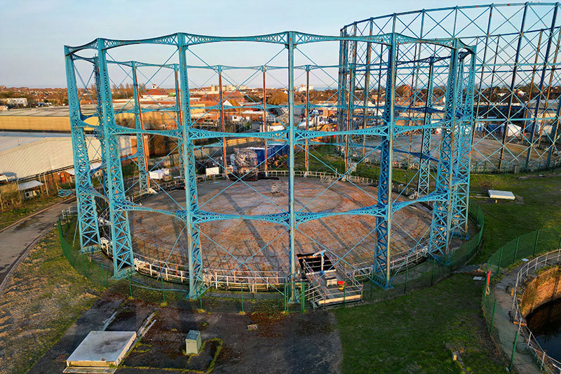 Steel structure gymnasium