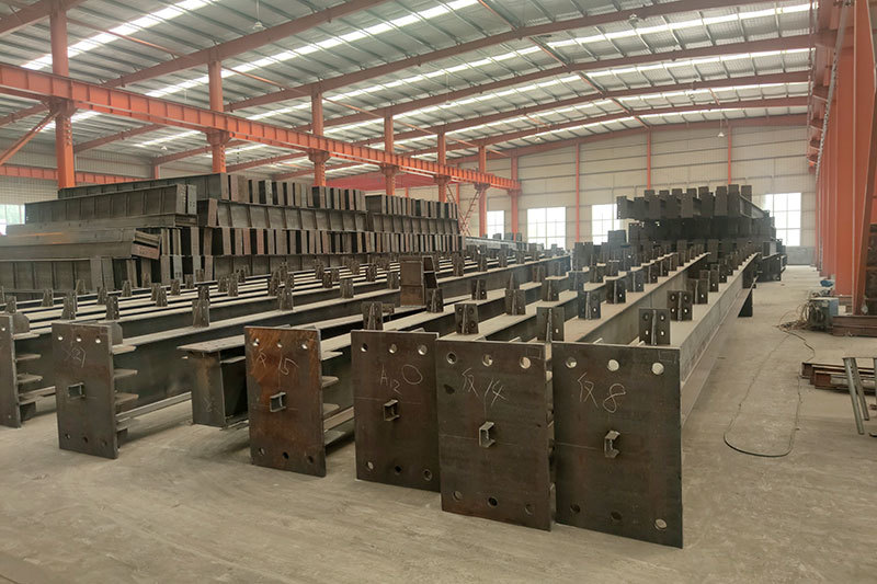 Processing and production of steel structure supporting products