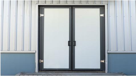 steel sliding door