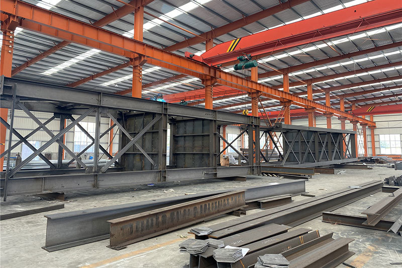 Processing and production of steel structure supporting products