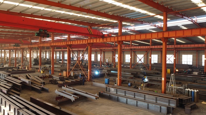 The Process Flow in Steel Structure Manufacturing