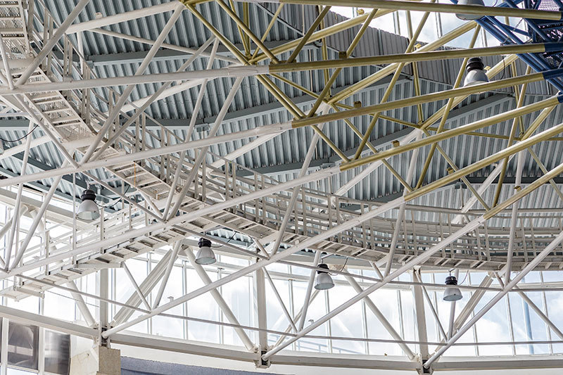 Steel structure gymnasium