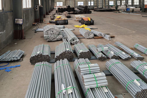 Processing and production of steel structure supporting products