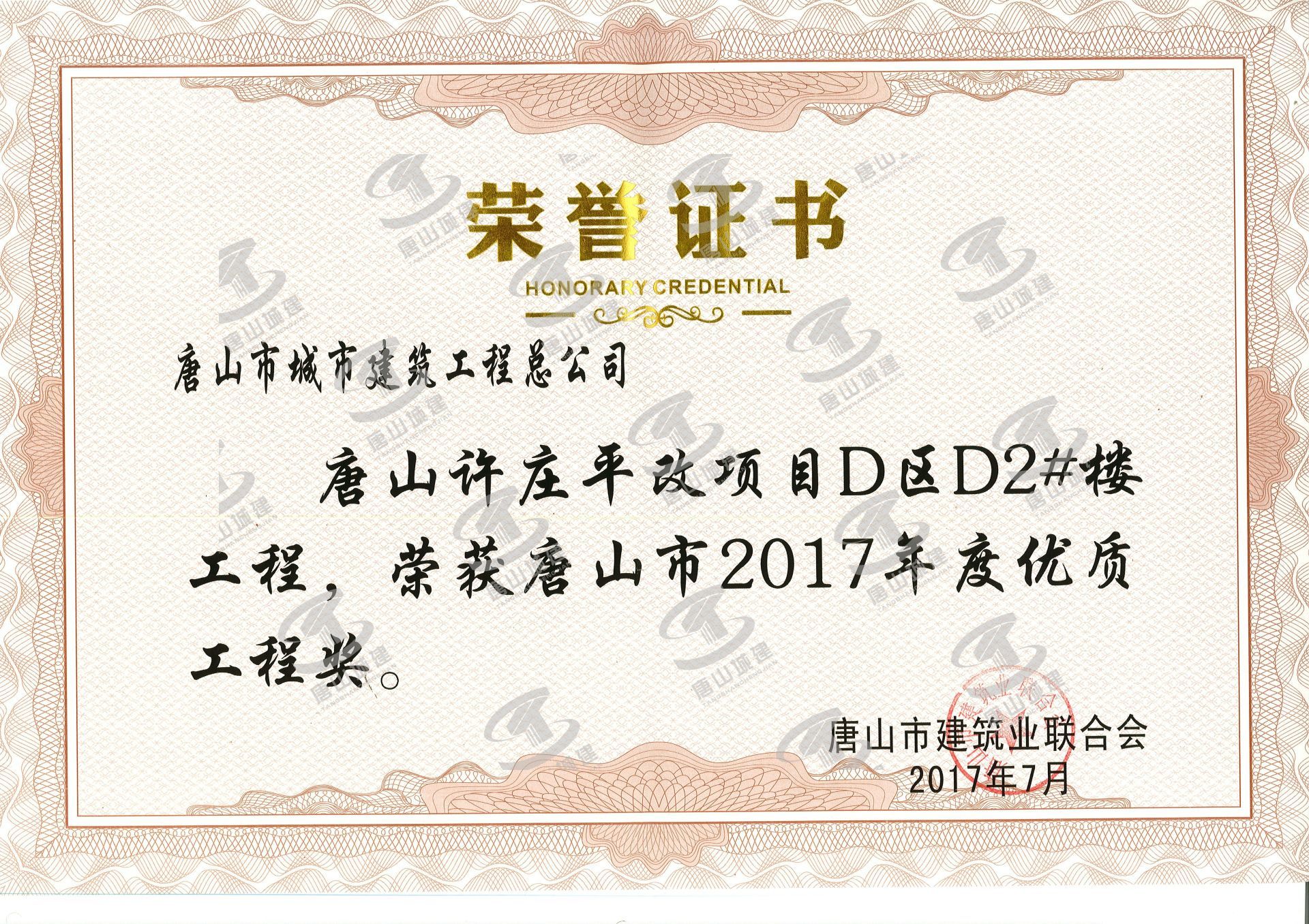 2017許莊平改D2市優(yōu)