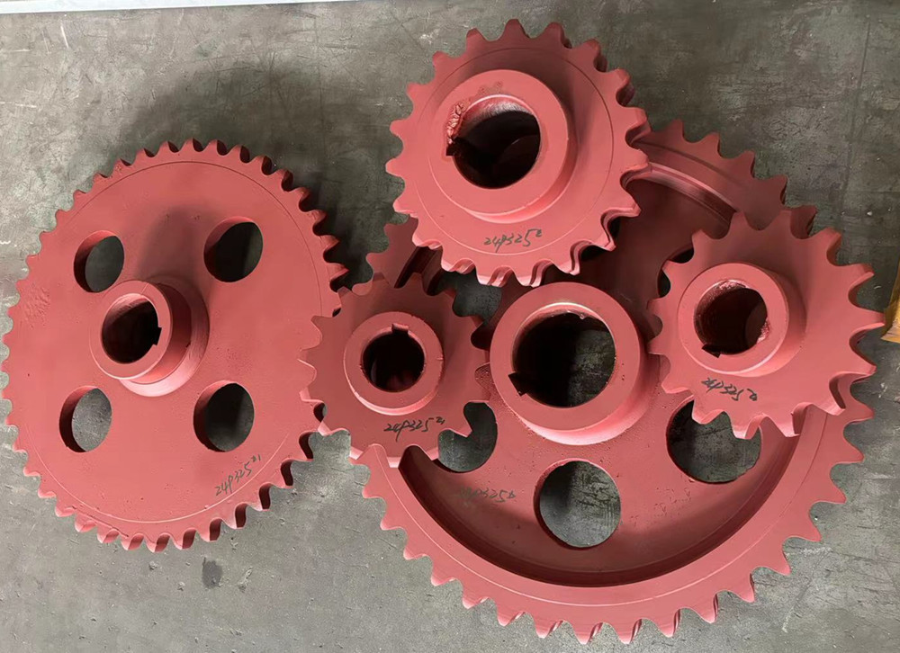 Conveyor Spare Parts Wear-resistant Chain Sprocket Shaft Chain Wheel Shaft Material Handling conveyor Parts