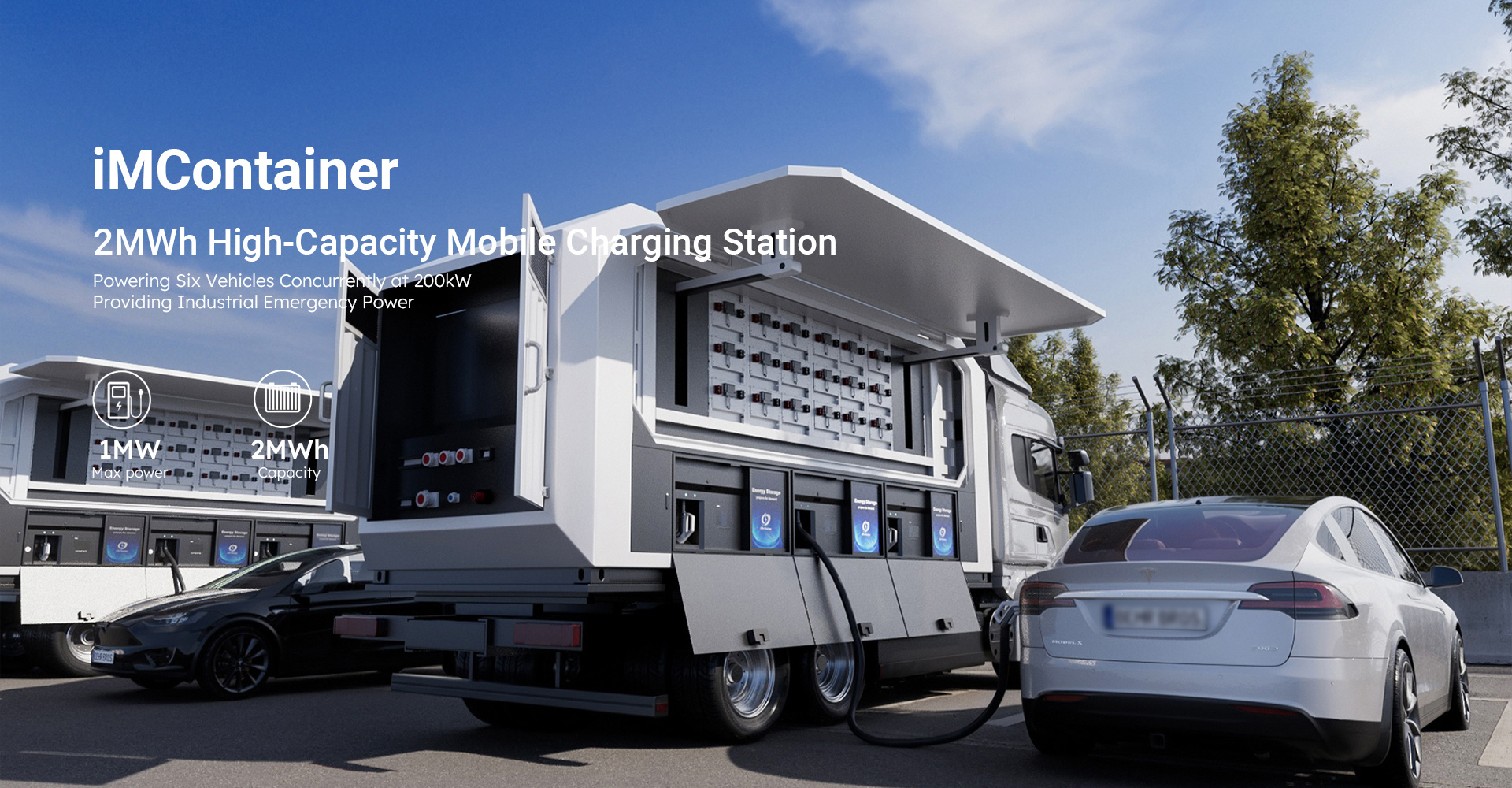 iMContaier-2MWh High-Capacity Mobile Charging Station