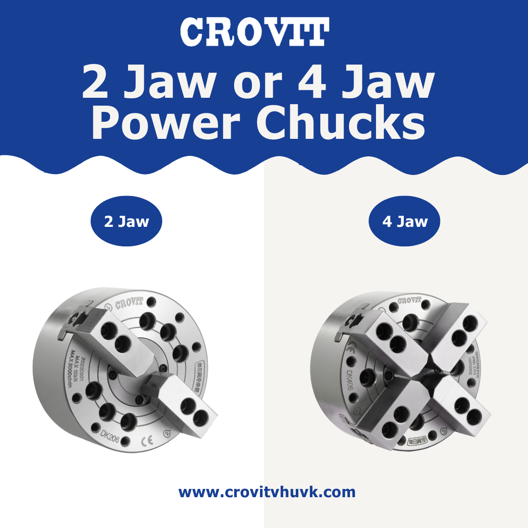 Comparing 2& 4 Jaw Power Chucks