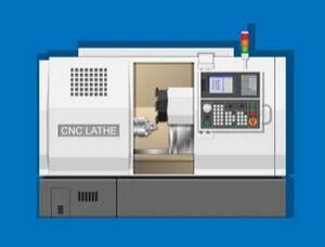 Which CNC lathe use power chuck?
