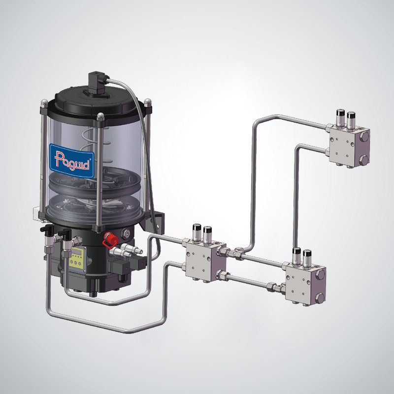 Dual-line lubrication system