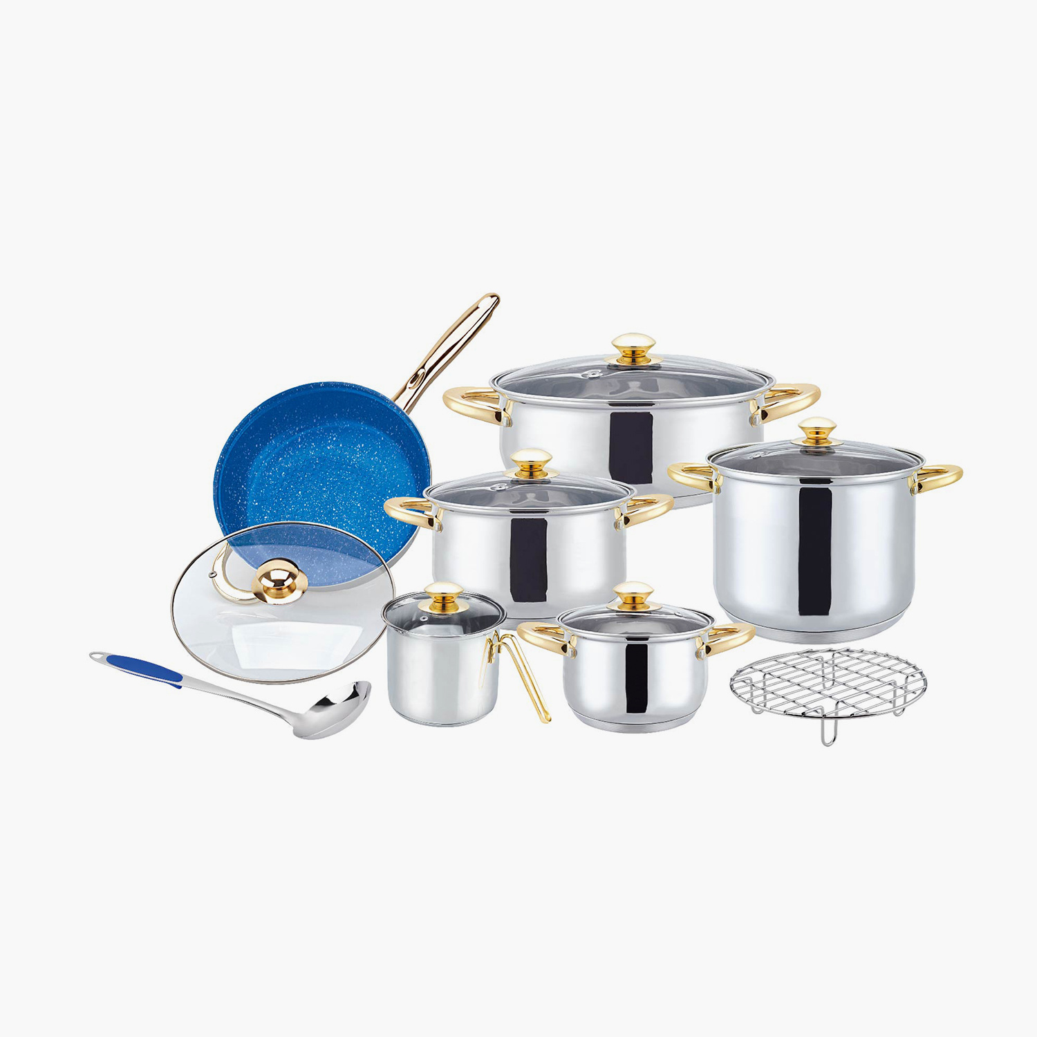 Induction Cooker Cookware Set Custom Kitchen Pot Set