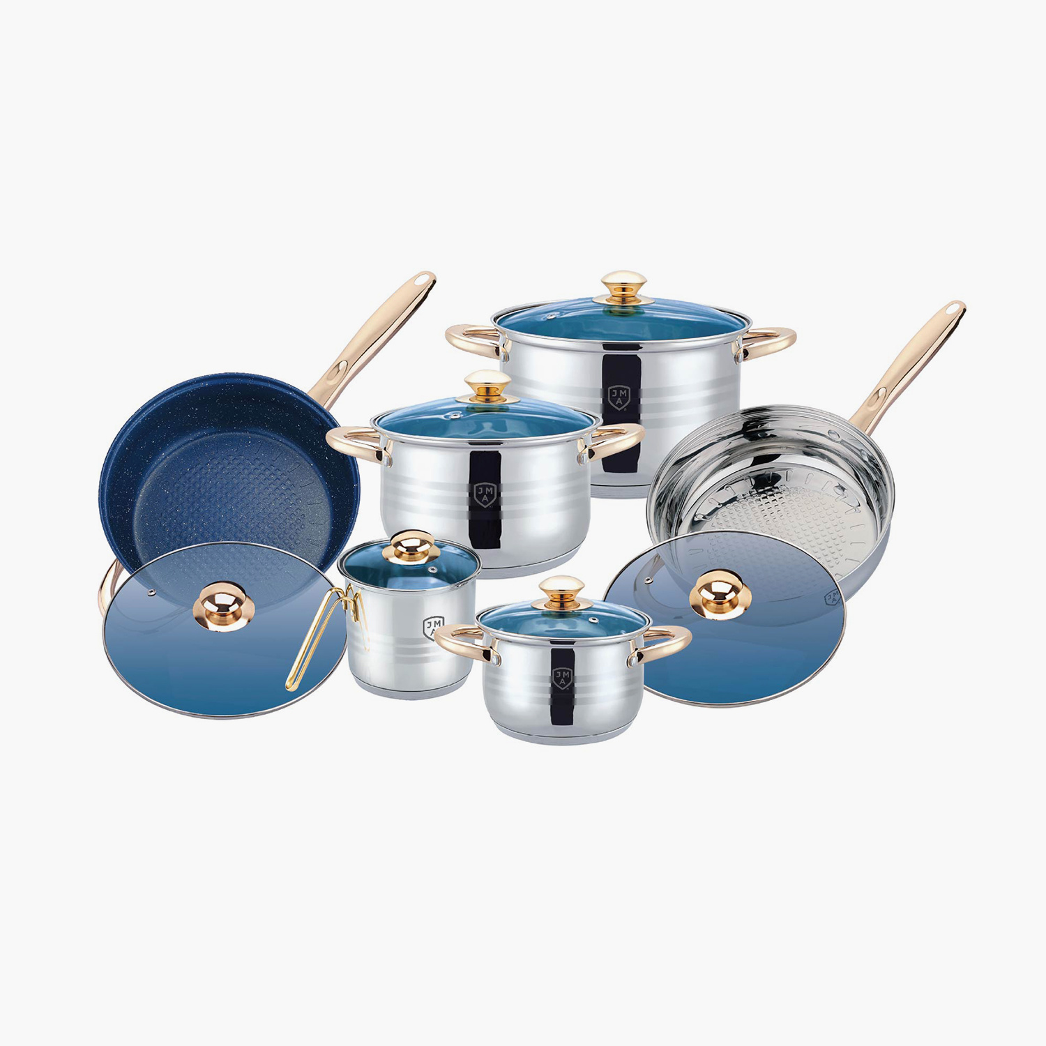 Luxury 4 Layers Stainless Steel Nonstick Kitchen Cookware