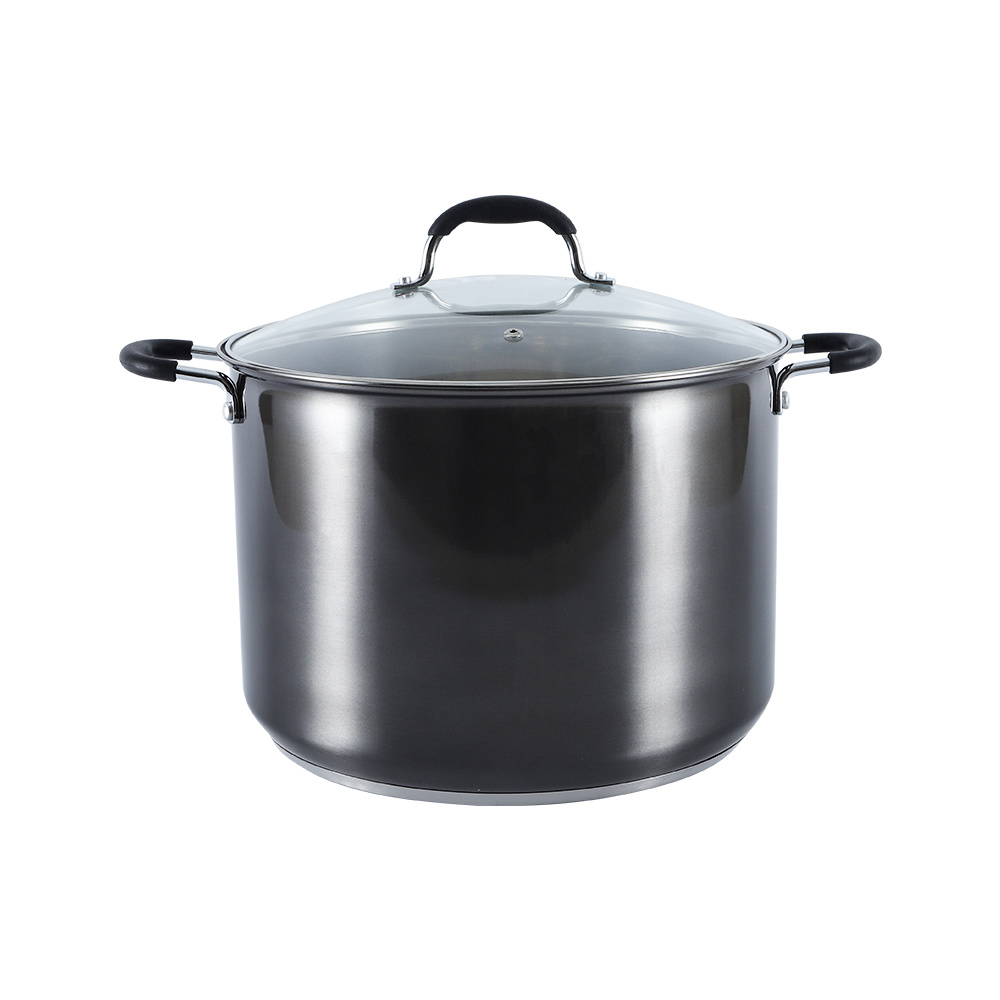 Top Selling Stainless Steel Pots Kitchen Big Casserole Set Large Cooking Pots For Restaurant