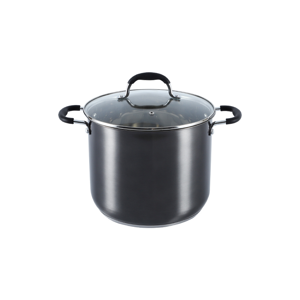 Factory Customized Non Stick Commerical Kitchen Pot Casserole Stainless Steel Cooking Pots