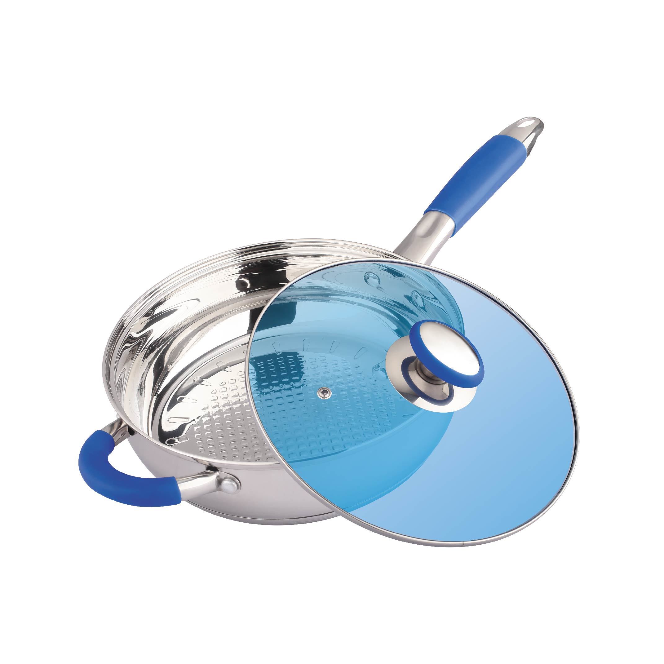 Kitchen Cookware Frying Pan Woks And Stir Fry Pans Stainless Steel Cooking Pans Restaurant For Kitchenware