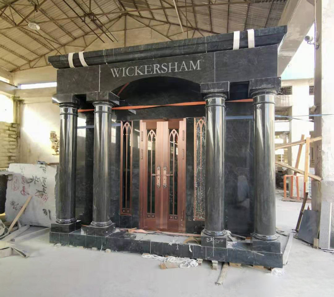 Quality travertine marble mausoleum wholesaler