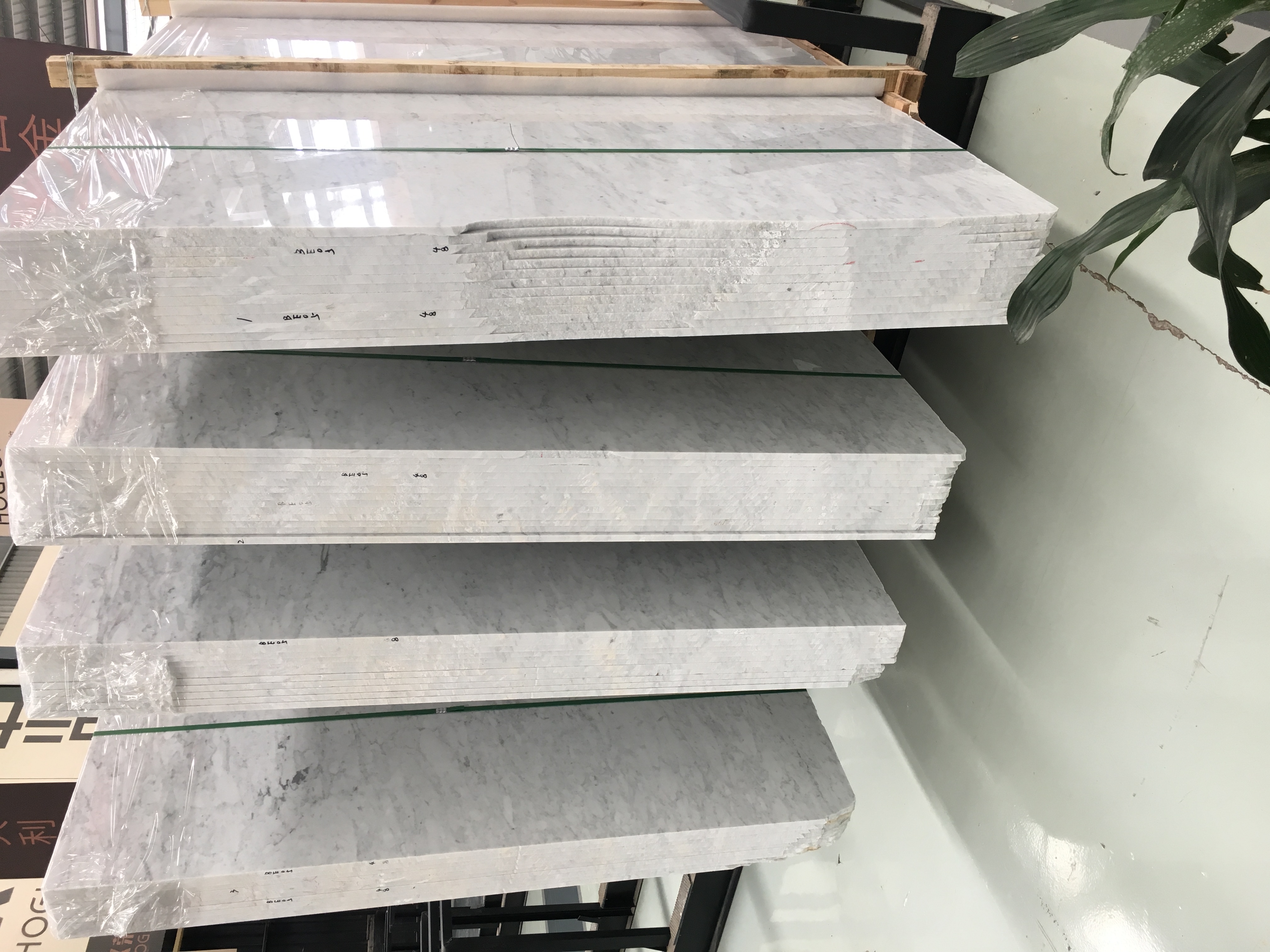 Carrara White Random Slab