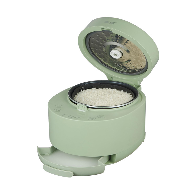 Auto Keep Warm Rice Cooker with Low Carb Rice Steamer and 24-Hr Timer