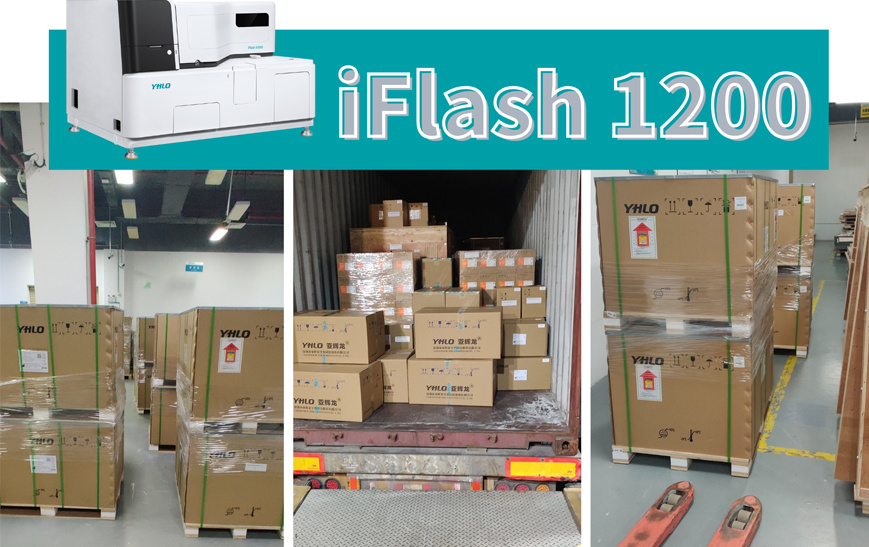 The first shipment of YHLO iFlash 1200 to Latin America set sail