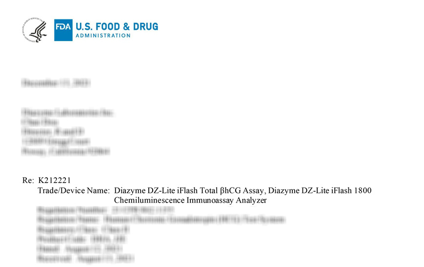 YHLO Receives FDA 510(K) Clearance for iFlash 1800 Chemiluminescence Immunoassay Analyzer and iFlash Total βhCG Assay