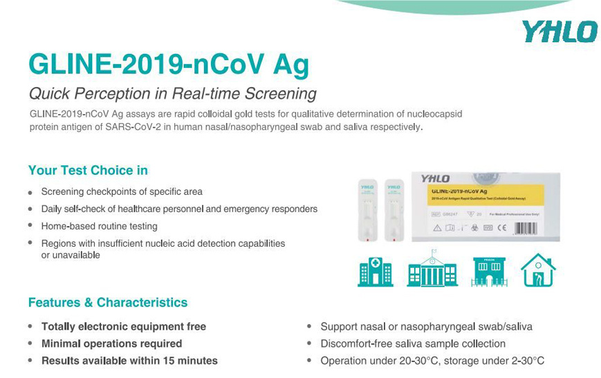 YHLO COVID-19 Rapid Antigen Test Kit (NP/NS) was recently granted official approval by the German Paul-Ehrlich-Institut (PEI)!