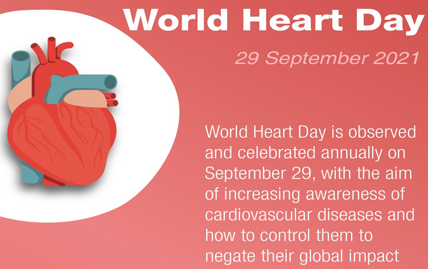 World Heart Day 29 September 2021: Beating Cardiovascular Disease in COVID-19 Times