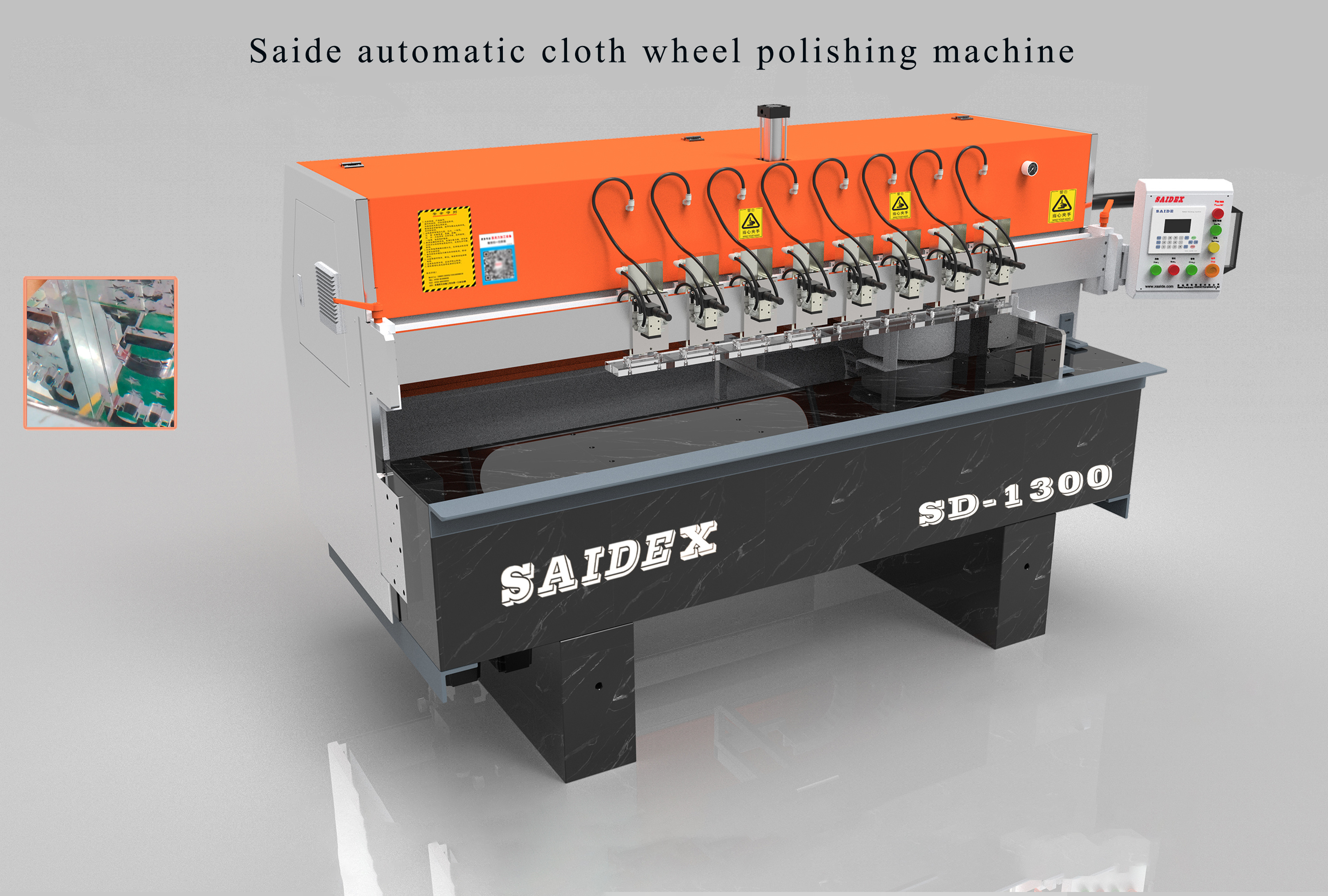 SD-1300 Acrylic Automatic cloth wheel polishing machine