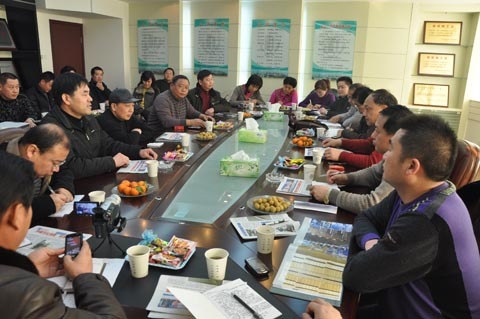 新疆石河子市建設局來(lái)公司考察