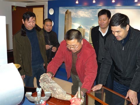 青海華益房地產(chǎn)開(kāi)發(fā)有限公司考察團來(lái)我公司調研