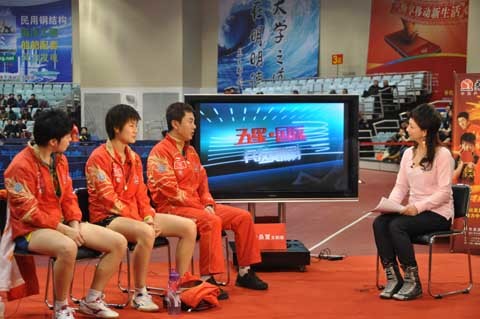 集團公司贊助中國女子乒乓球“兵發(fā)俄羅斯”選拔賽并組隊觀(guān)摩