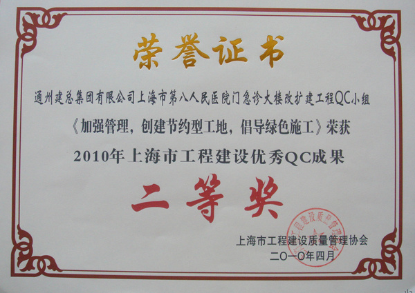 2010年度集团公司QC成果展示