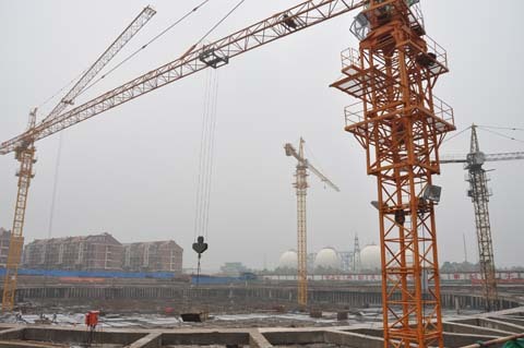 天津分公司承建10萬(wàn)平方米住宅群樓