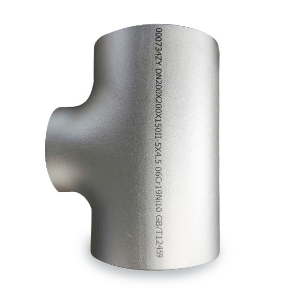 Tee de acero inoxidable