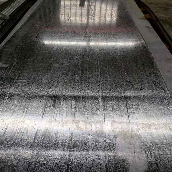 Galvanized steel plate