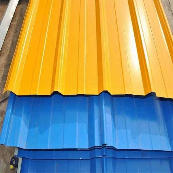 Galvanized color coated steel plate