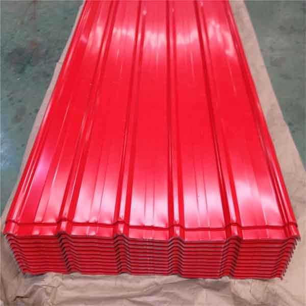 Galvanized color coated steel plate