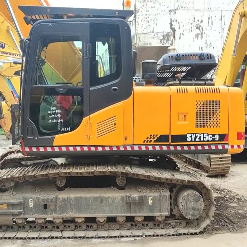 Hydraulic Used Medium sy215C Crawler Excavator Earth-Moving Machinery for Sale