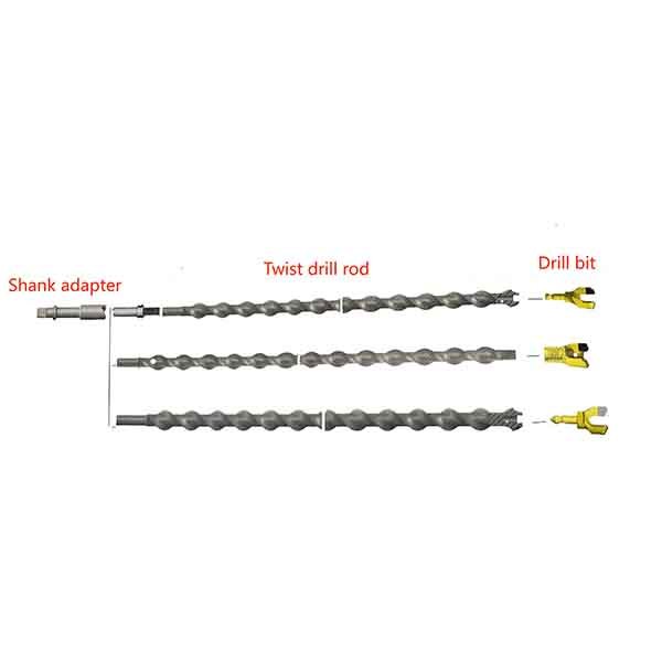 Coal auger drill bits