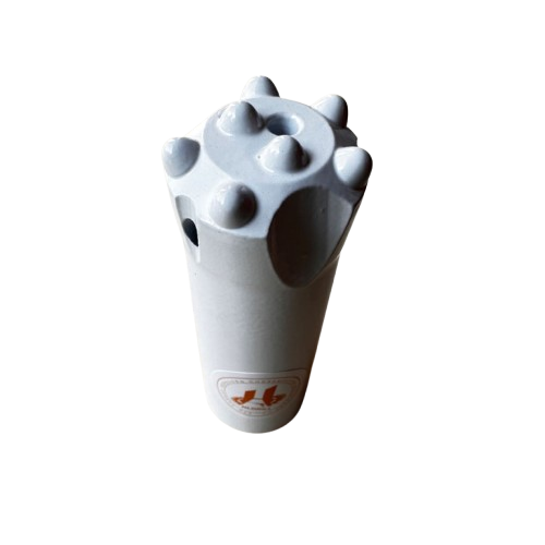 Drifting and tunneling 35R25 thread button bit