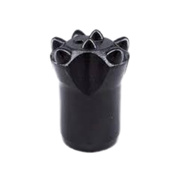 Tapered socket button bit