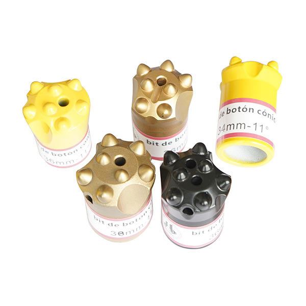 Tapered button bits