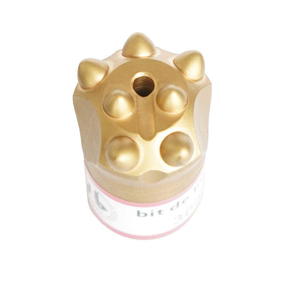 Tapered button bits