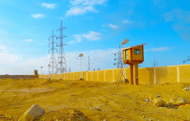 Egypt, China Aids Project, 315 sets 60W Solar Street Light
