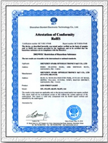 Certificación ROHS